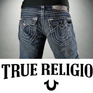 True Religion - Men's Jeans - White Stitching - 33